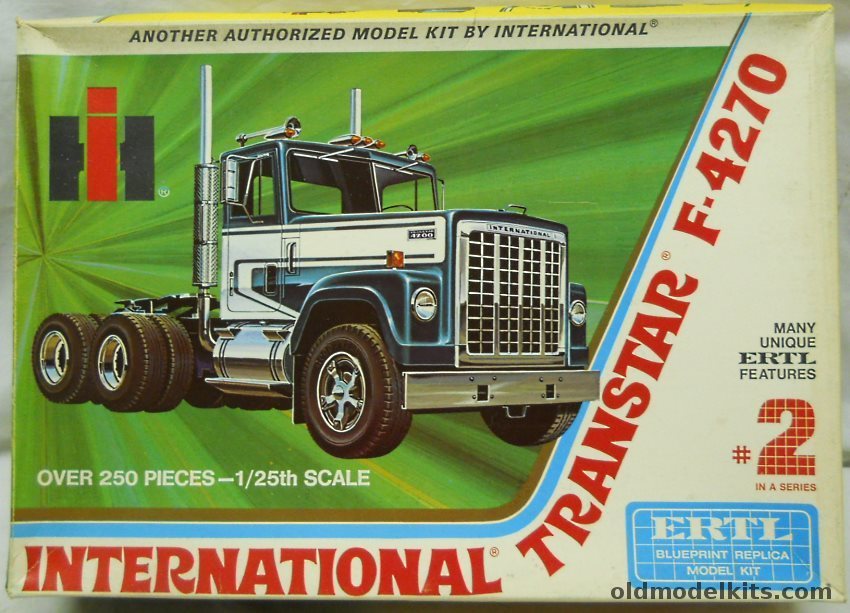 ERTL 1/25 International Transtar F-4270 Semi Tractor, 8001 plastic model kit